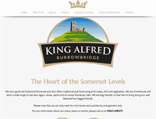 Tablet Screenshot of kingalfredinn.com